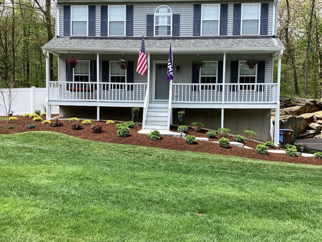 Housefront Redesign – New Plantings in Shelton, CT  