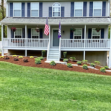 Housefront-Redesign-New-Plantings-in-Shelton-CT 1